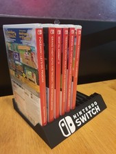 Charcoal Black Nintendo Switch Video Game Case Stand Holder Gift For Him, Gamers