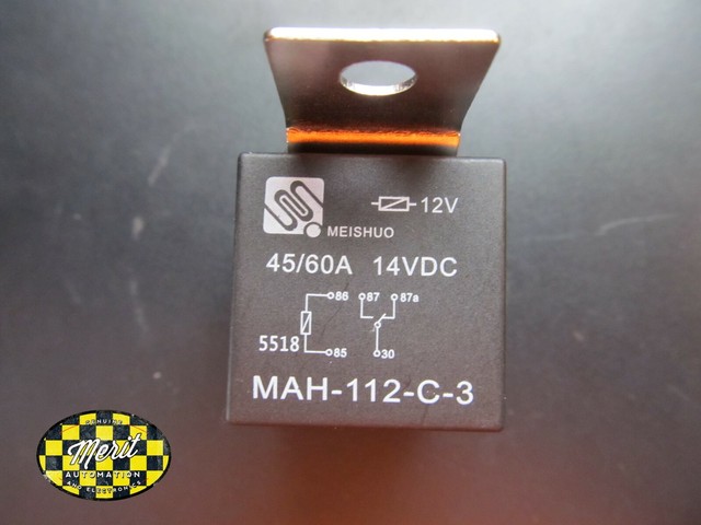 MAH-112-c-3 HIGH CURRENT AUTOMOTIVE RELAY 45/60A 12v gps starter