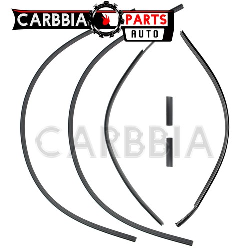 Left & Right Rubber Roof-Drip Trim Seal Strip for 2008-2013 Toyota Highlander - Picture 4 of 13