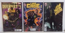 Marvel Comics Defenders #1 Luke Cage #1-2 Set of 3 9.6+ Unread Iron Fist DD