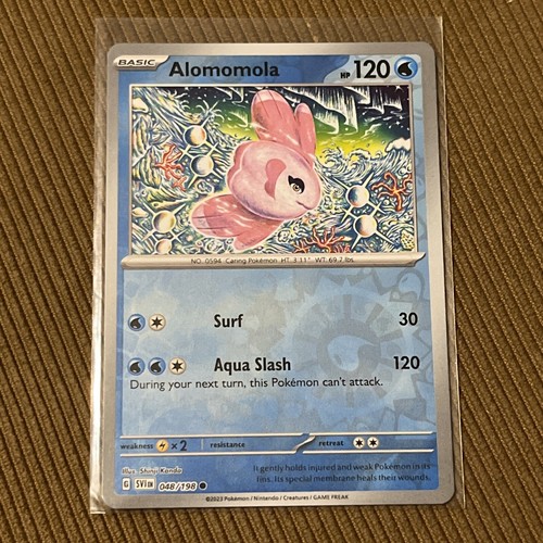 Alomomola 48/198 - Scarlet & Violet - Reverse Holo - Pokemon - NM - Picture 1 of 2