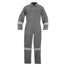 Flame Resistant FR Coveralls - Gray, Mens oilfield FR overalls, comfortable