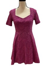 PINS & NEEDLES Urban Outfitters Womens Dress Lace Lined Short Sleeve Size Medium