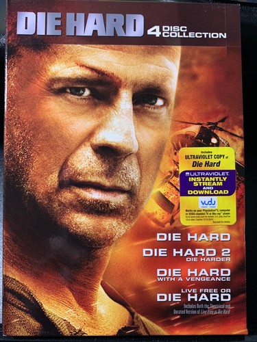 DIE HARD * 4 DISC / MOVIE COLLECTION * IN SLIPCOVER CASE