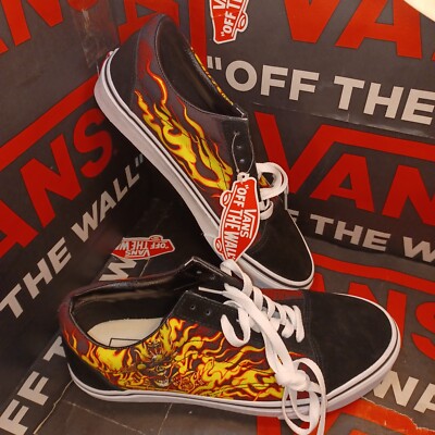 VANS OLD SKOOL ( SAMURAI RISING ) BLACK / TRUE WHITE Men\'s 10.5 VN0A3WKT44I Vans Men main image 3