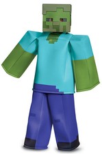 Brand New Minecraft Zombie Prestige Child Costume