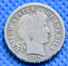 1915-P - Barber Dime - Good -  #N1534