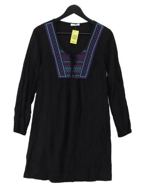 Promod A-Line Midi Dress S in Black