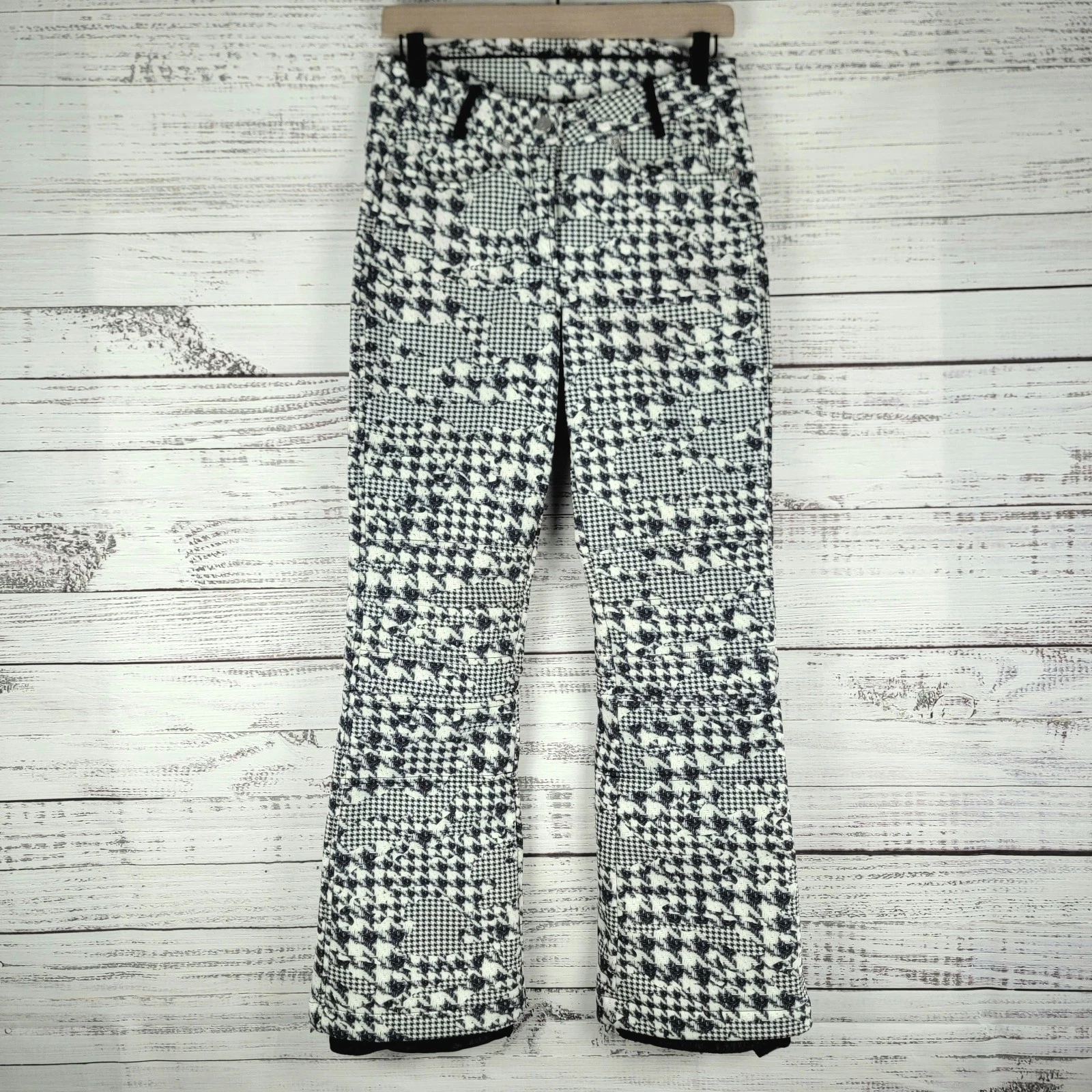 Toni Sailer Women’s Size 6 36 Ethel Print Ski Snow Pants Luxury EUC