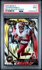 2024 Panini Select #217 Jayden Daniels Red & Yellow Shock PSA 9 Rookie RC