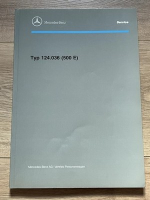 Werkstatthandbuch / Einführungsschrift Mercedes-Benz 500 E W124 124.036 V8