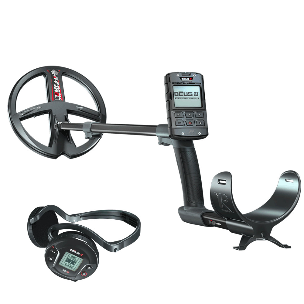 XP Deus II with 9"" FMF Coil, Remote Control & WS6 Headphones
