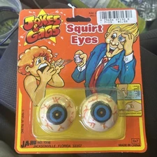 Vintage Monster Spritz Balls Eyeballs 1991 ja-ru inc squirt eyeballs 