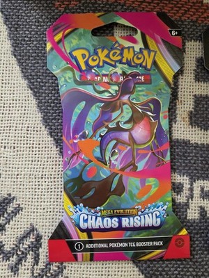 Pokémon TCG Mega Evolution Chaos Rising Booster Pack