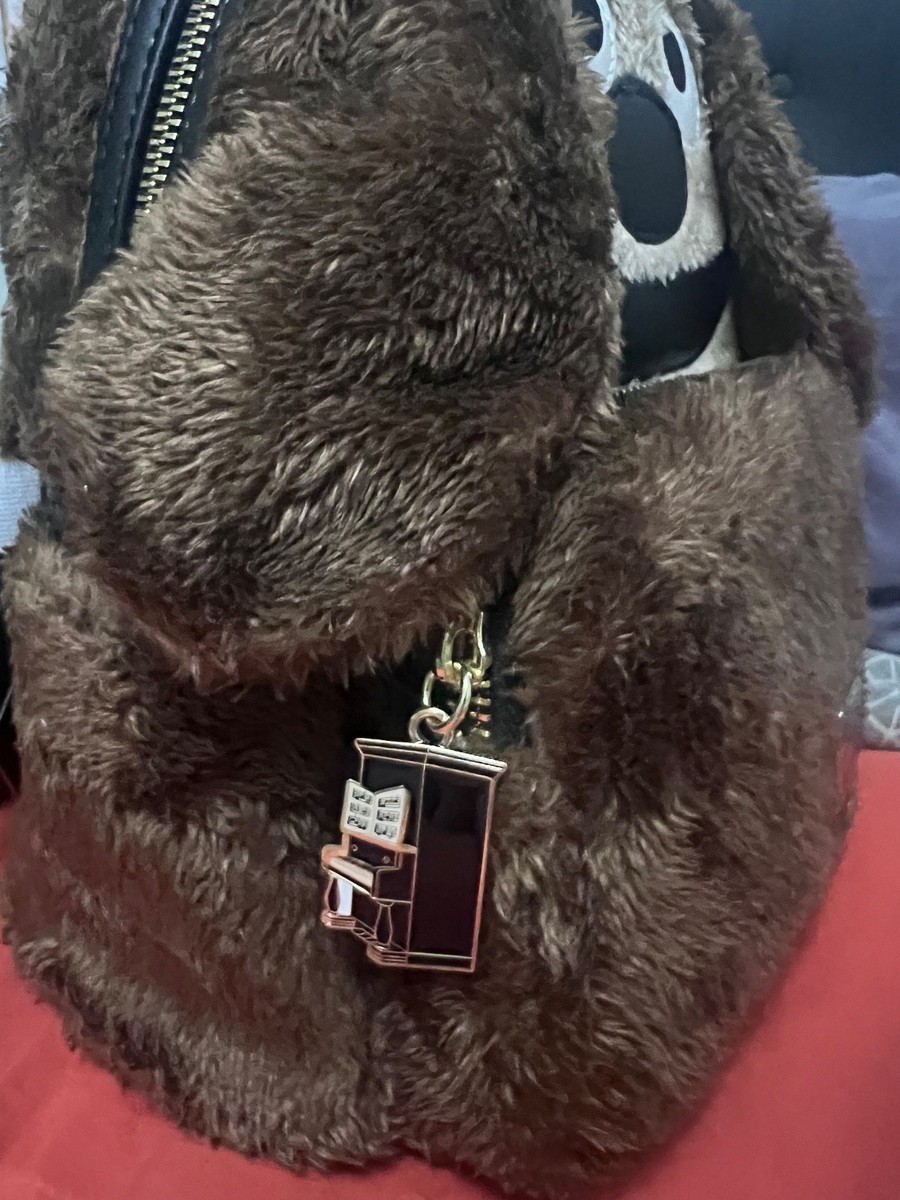 Loungefly Disney Muppets Rowlf Mini Backpack Purse Faux Fur  display picture 1