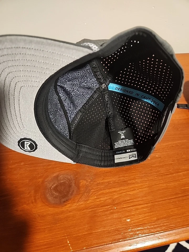 Melin Coronado Para Hombre Snapback, Hydro HEATHER XL 60CM Nunca He estado en una cabeza Foto 3 de 4