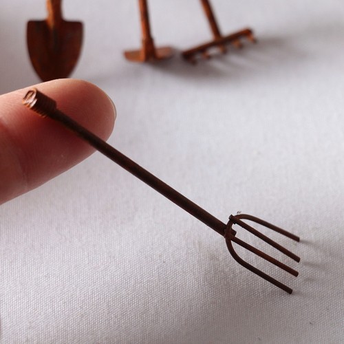 Dollhouse Miniature Farming Tools Dollhouse Farming Tools Retro For Garden - Picture 10 of 12