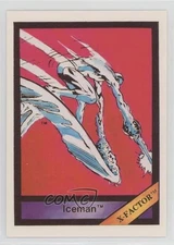 1987 Comic Images Marvel Universe Iceman #6 d8k