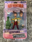 NECA Ace Ventura Action Figure Vintage Style w/ Animals & Extra Head Sealed HTF