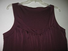 SILKY Vintage SEARS 70s Goddess GOWN Grape PURPLE Lingerie FLOOR Length L 38-40