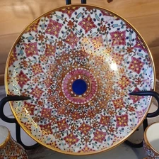 5pc Hand Painted Thai Benjarong Set - 6” Plate