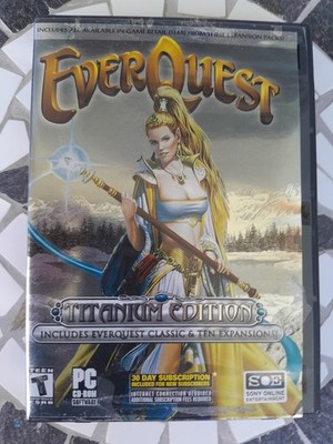 EverQuest Titanium Edition PC Windows 2006 5 Disc Set alle Erweiterungen Spiel M