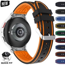 Strap For Samsung Galaxy Watch 7/6/5/4/FE 40/44/47mm Silicone Sport Watch Band