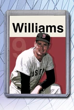 Ted Williams Artist Signed Baseball Art Card 5/10