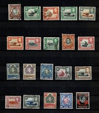 BRITISH KUT 1938 Defintive issue King George VI Michel 52/71 used W3909