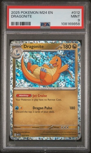 pokemon mcdonald's promos 2024 dragonite 012/015 PSA 9