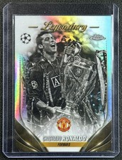 CRISTIANO RONALDO 2023-24 TOPPS CHROME UCC #115 LEGENDARY SP VAR REFRACTOR
