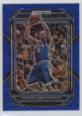 2023-24 Panini Prizm Draft Picks Blue Wave /249 Russell Westbrook #55 0v2h