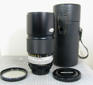 Konica Hexanon AR 200mm f/3.5 Telephoto Lens for Konica AR mount SLRs  Japan