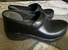 Dansko Professional Clog Shoe for Women, Size 38 - Black Cabrio