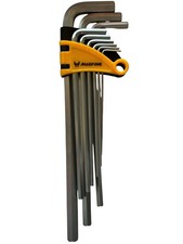 Image of Set 9 Wrenches Hex Hexagonal Extra Long Mens 1.5 MM A 10 MM