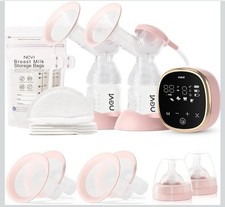 NCVI Electric Breast Pump 8782, Portable Hospital-Grade Double Pump with 4 Modes
