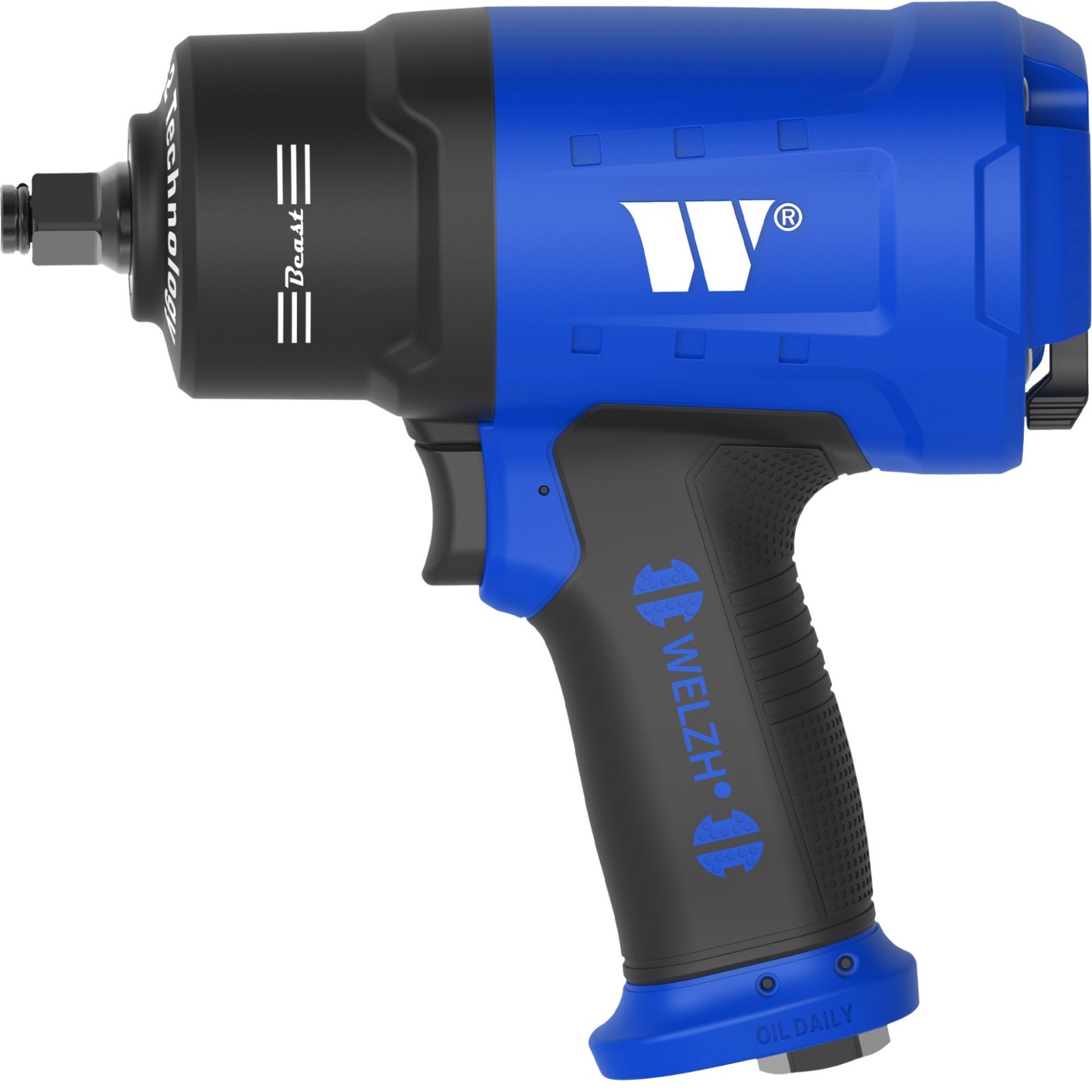 Welzh Werkzeug 1/2"" Air Impact Gun Wrench THE BEAST 2.0 2350NM of Torque 7500RPM