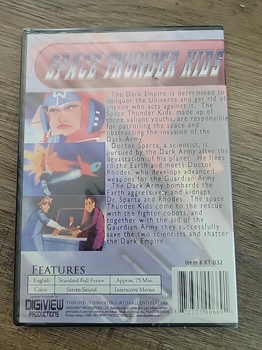 Space Thunder Kids 1991, DVD) Korean Anime - Brand New Sealed - Picture 2 of 4