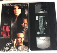 A Time To Kill VHS Tape Sandra Bullock / Ships Same Day With Tracking