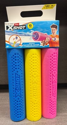 Zuru X Shot Foam Water Blasters - 6 Pack - New