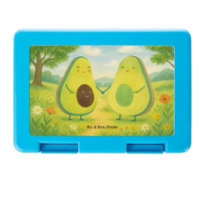 Brotbehälter Avocado Pärchen Design - Geschenk Familie Hochzeit Bento Box Ge..