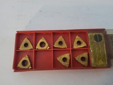 Sandvik 166.0L-16NT01-140 GRADE 1020 60 NPT-14 INT R Carbide Inserts 7 Pcs.
