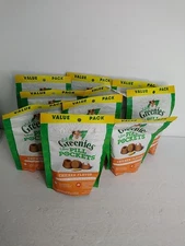 10x FELINE GREENIES PILL POCKETS for Cats Natural Soft Treats Chicken Flavor
