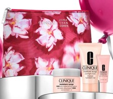 CLINIQUE MOISTURE SURGE Skincare Set 3pc SEALED Jona W/Than Cohen Bag