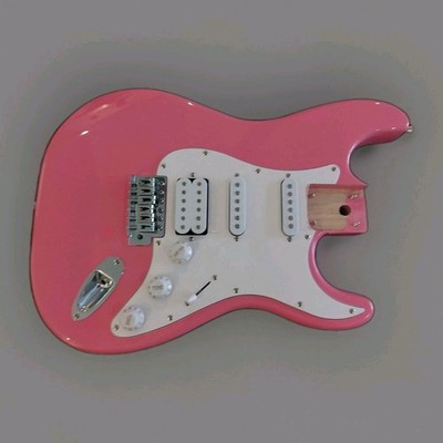 NEW LOADED STARCASTER FAT STRAT BODY STRATOCASTER HOT PINK.  NICE!!