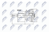 Nty Gelenksatz, Antriebswelle NPZ-TY-063 FüR Toyota