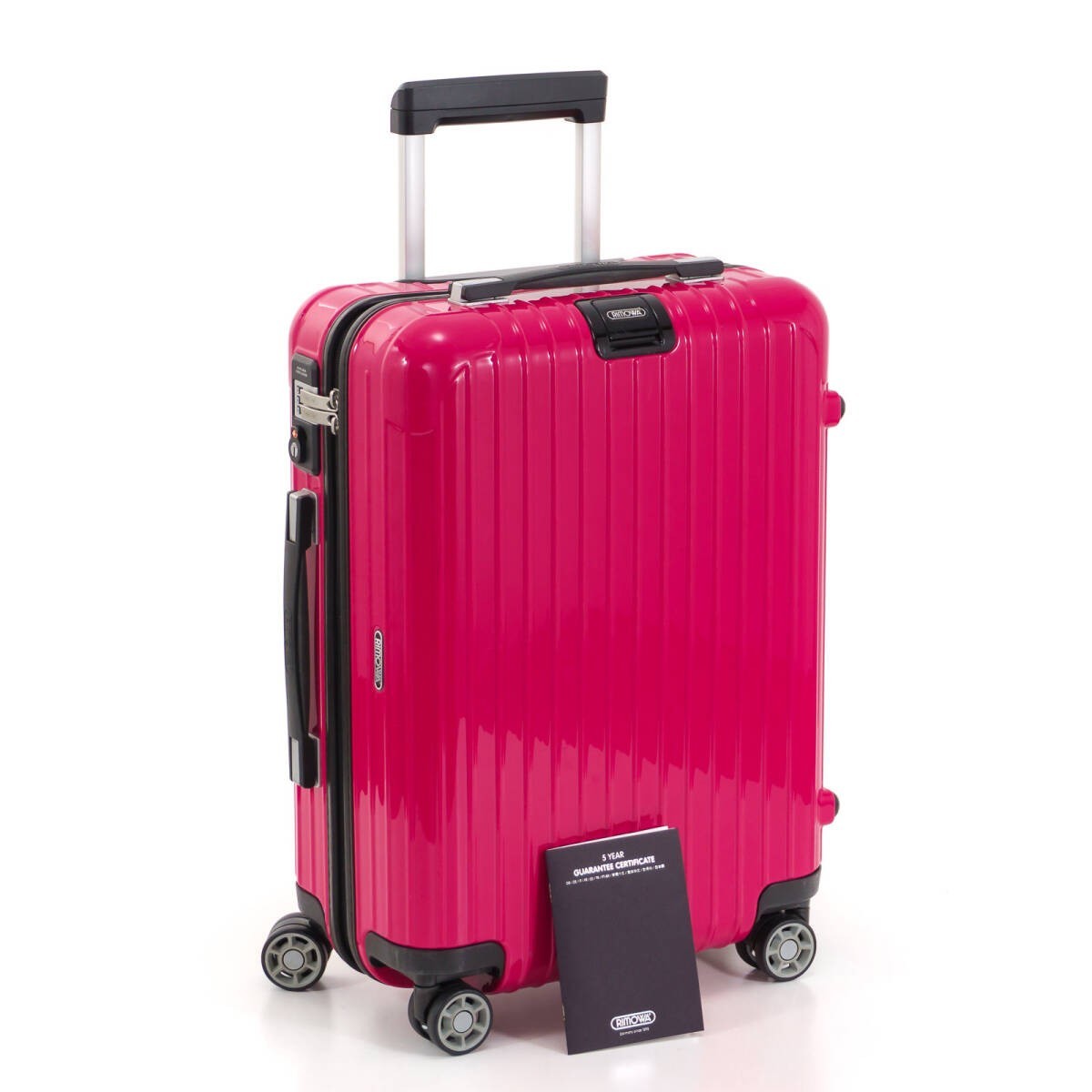 美品　RIMOWA SALSA DELUXE 32L CABIN キャリーケース Rimowa Salsa Deluxe 32L Ruby Pink 4-wheels Carry Case Suitcase