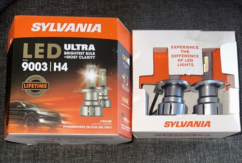 Sylvania 9003/H4 LED Ultra Brightest Bulb +Most Clarity Powersports Or Fog Use
