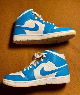 Nike Air Jordan 1 Mid Aquatone OVP 42,5 US 9 UK8 Original