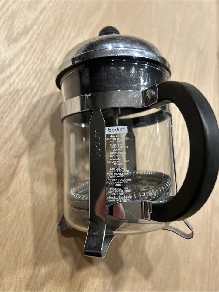 "Olla de vidrio prensa de café francesa tamaño 2 tazas BODUM 7"" de alto" Foto 3 de 4